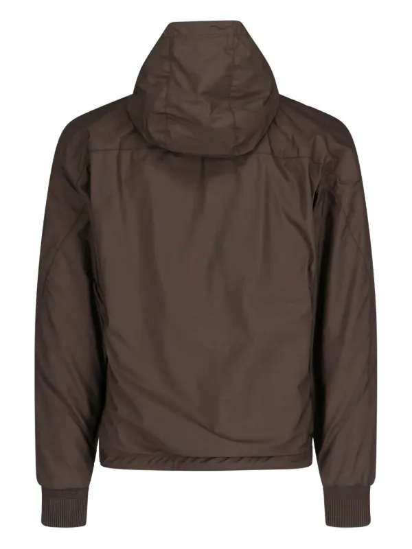 Zegna レザー ボンバージャケット | ブラウン | FARFETCH JP