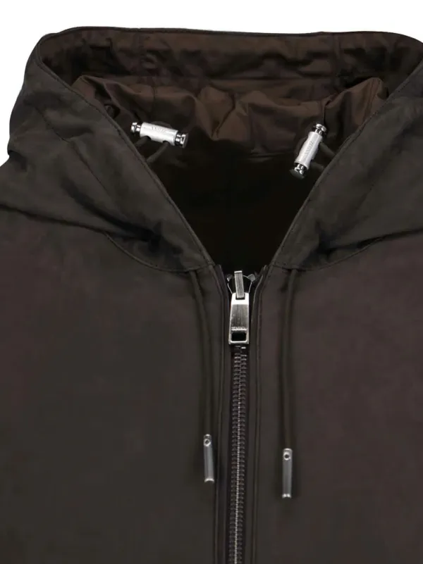 Zegna レザー ボンバージャケット | ブラウン | FARFETCH JP