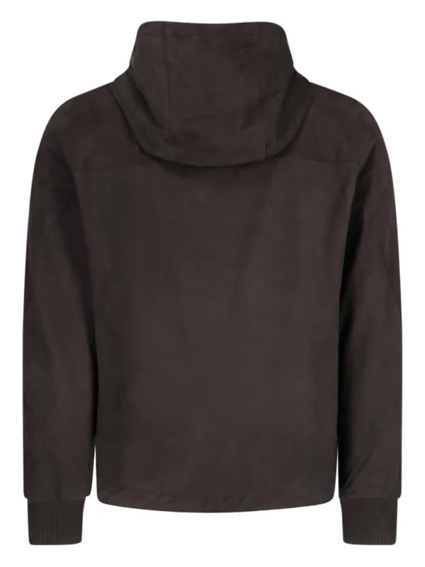 ermenegildo zegna レザーボンバージャケット Zegna レザー ボンバージャケット | ブラウン | FARFETCH JP