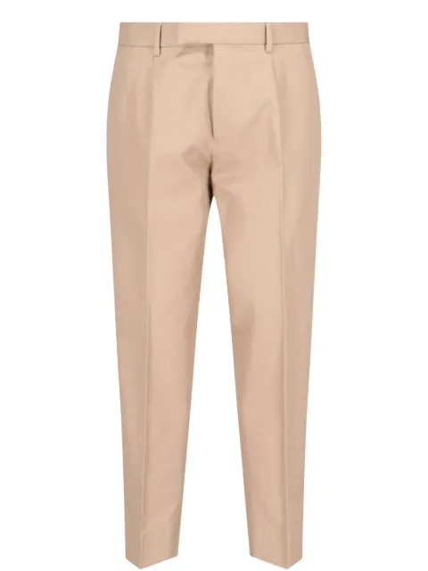 Zegna pressed crease tailored trousers 