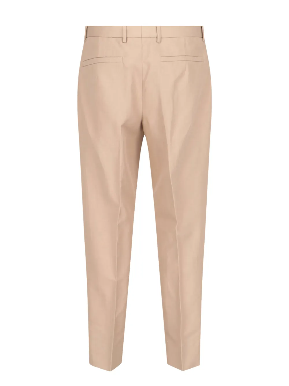 Zegna pressed crease tailored trousers - Beige