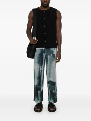 ISSEY MIYAKE HOMME PLISSE ベスト タンクトップ  黒 Homme Plissé Issey Miyake メンズ ベスト＆タンクトップ通販