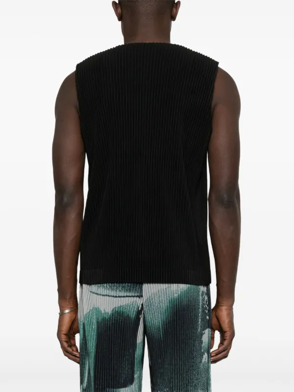 Homme Plissé Issey Miyake Tailored Pleats 1 ベスト | ブラック