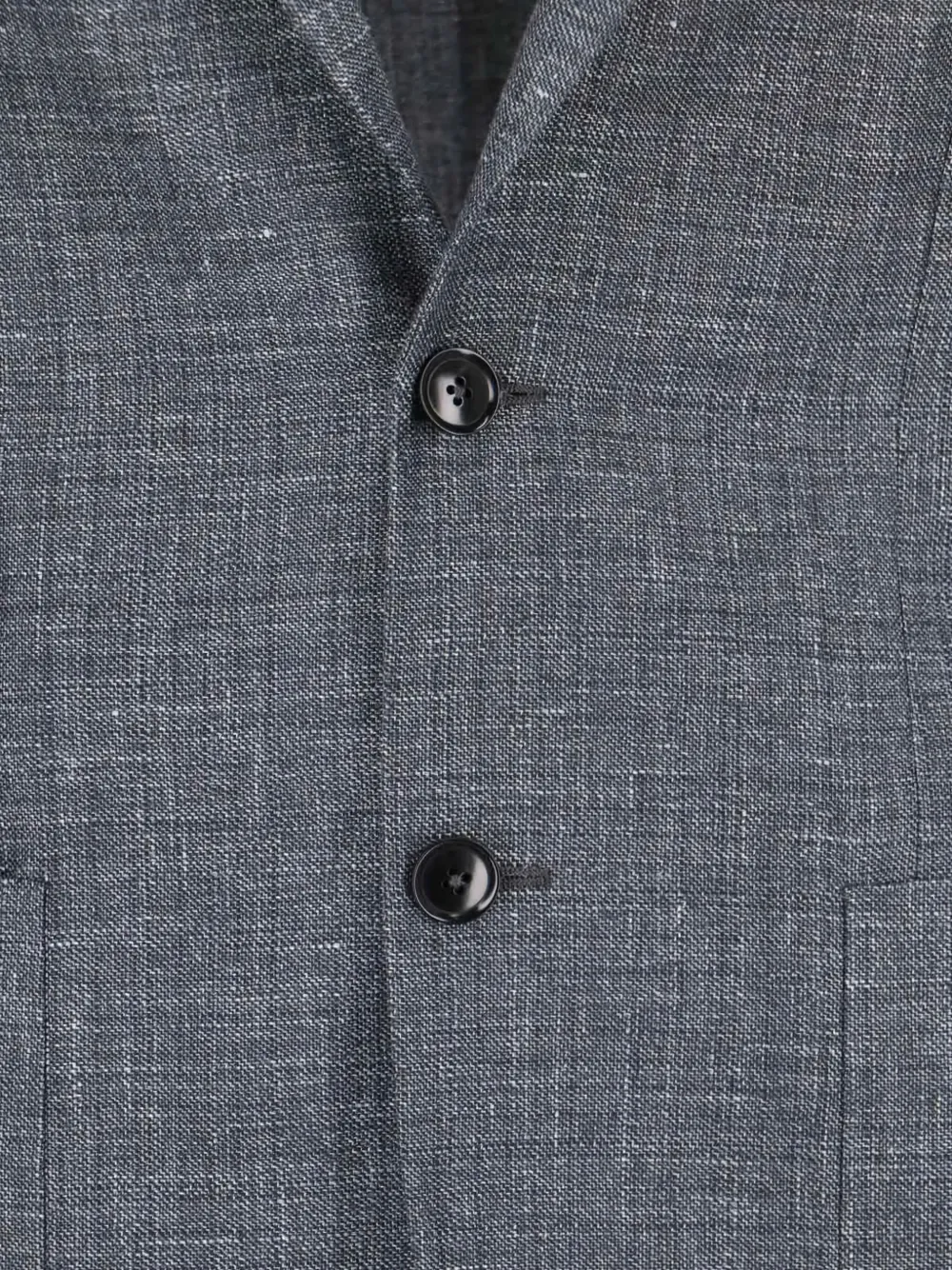 Shop Zegna Single Breasted Blazer In Grey