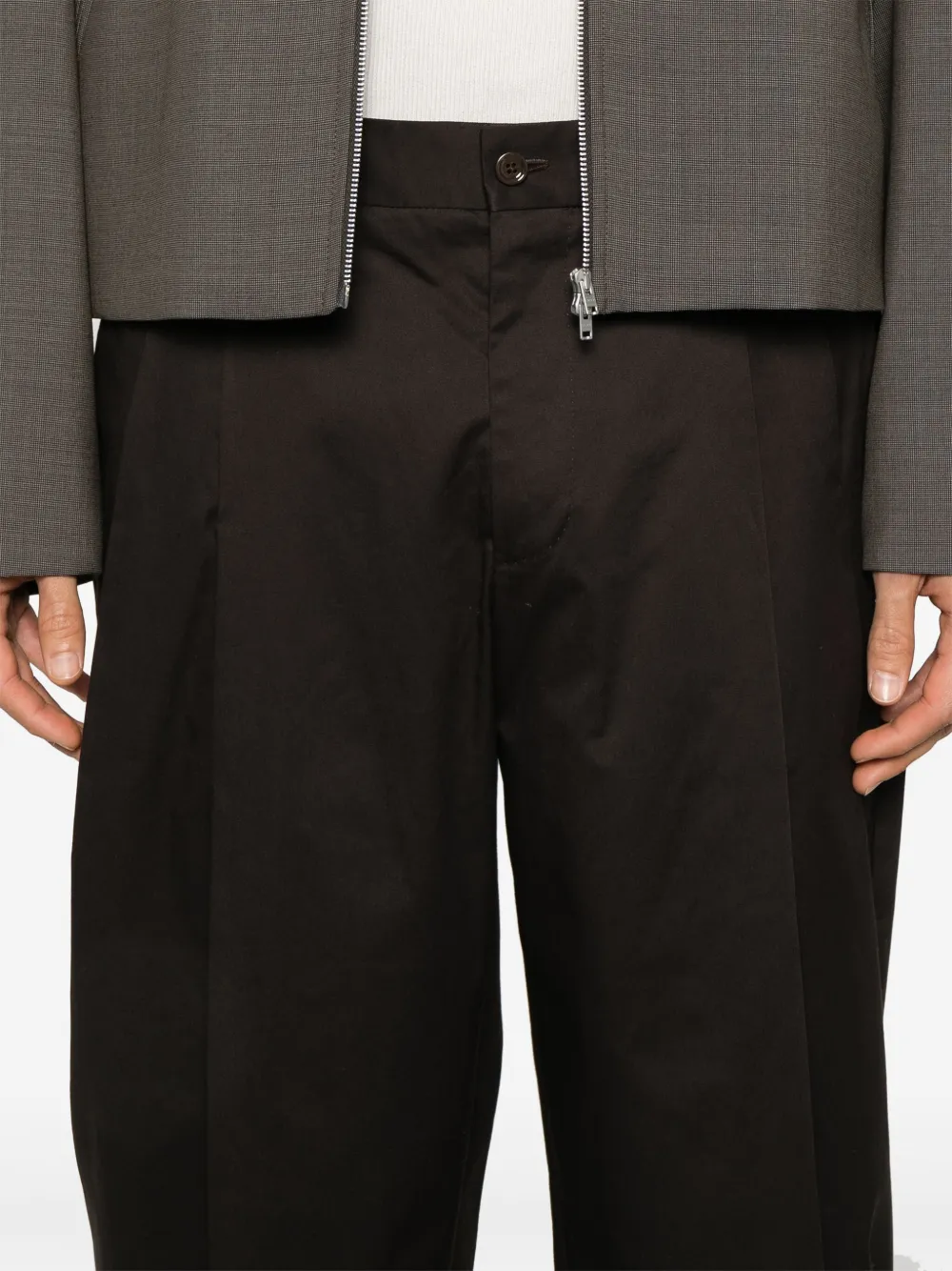 Dolce & Gabbana Gabardine chino Bruin