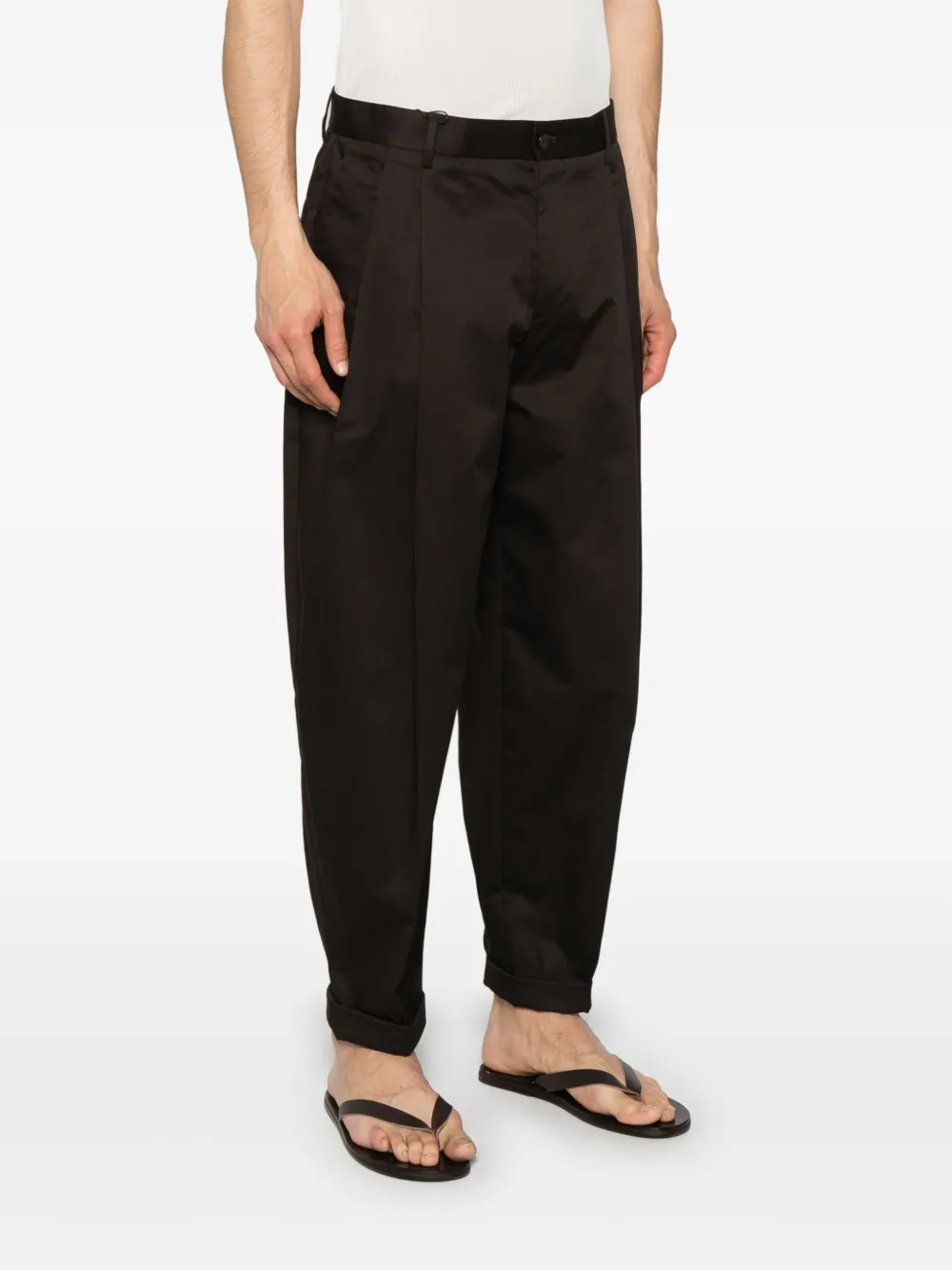 Dolce & Gabbana Gabardine chino Bruin