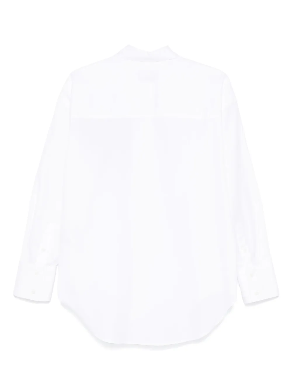 MSGM Blouse met bloemenapplicatie - Wit