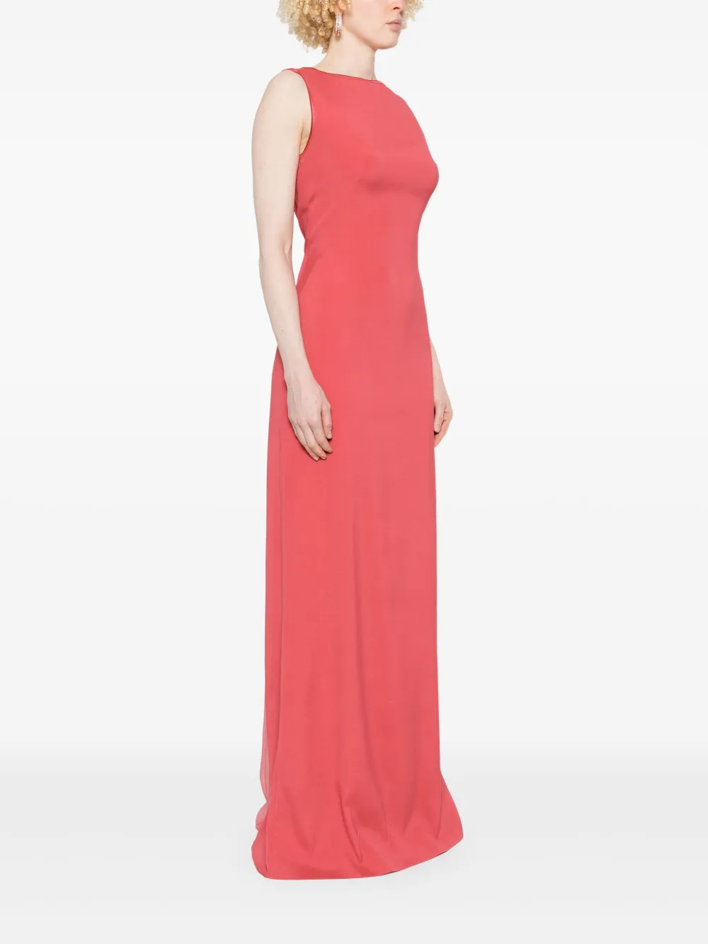 Alberta Ferretti Avondjurk met uitgesneden details Roze