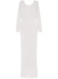 Alessandra Rich sequinned maxi dress - Grey