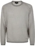 Emporio Armani crew-neck sweater - Grey