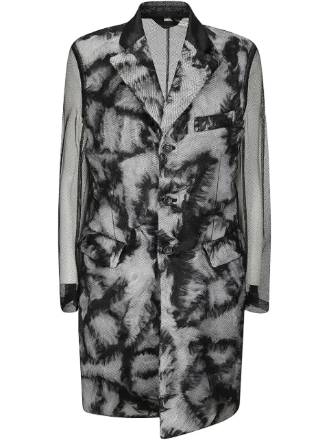 Comme Des Garçons 싱글 브레스티드 코트