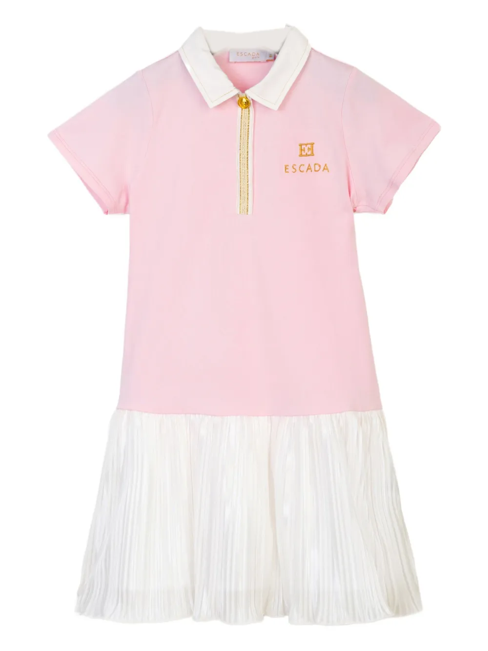 Escada Kids Jurk met geborduurd logo Roze