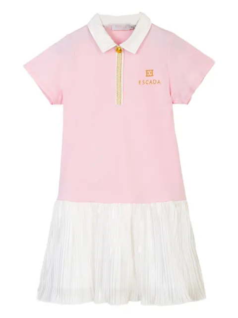 Escada Kids Kleid mit Logo-Stickerei