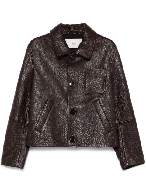 AMI Paris leather jacket