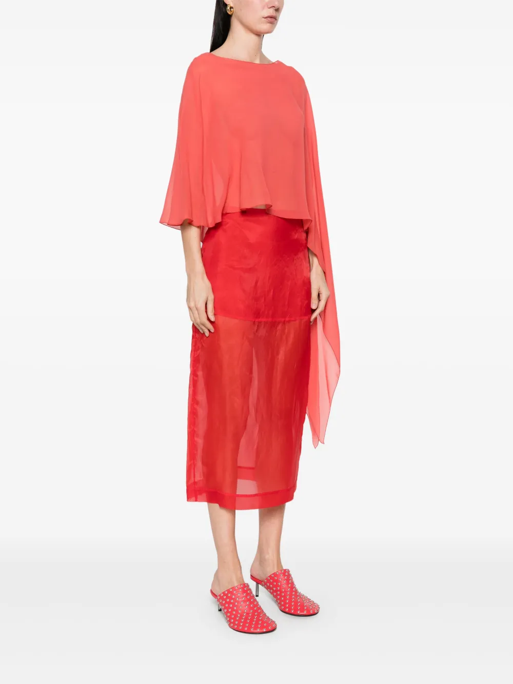 Shop Antonelli Melone Top In Red