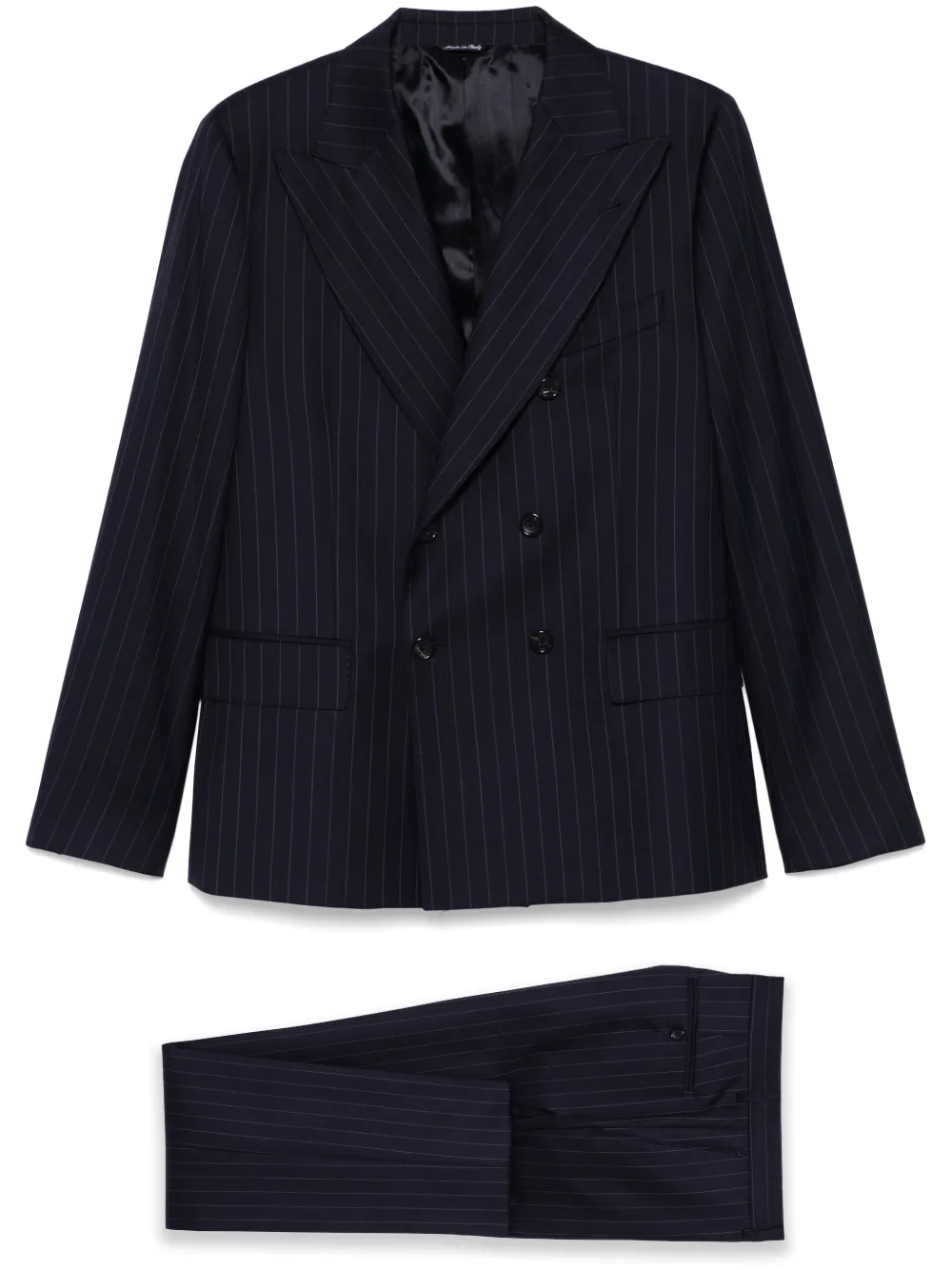 pinstriped suit