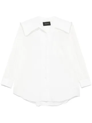 Simone Rocha セーラーカラー パフスリーブ シャツ | ホワイト