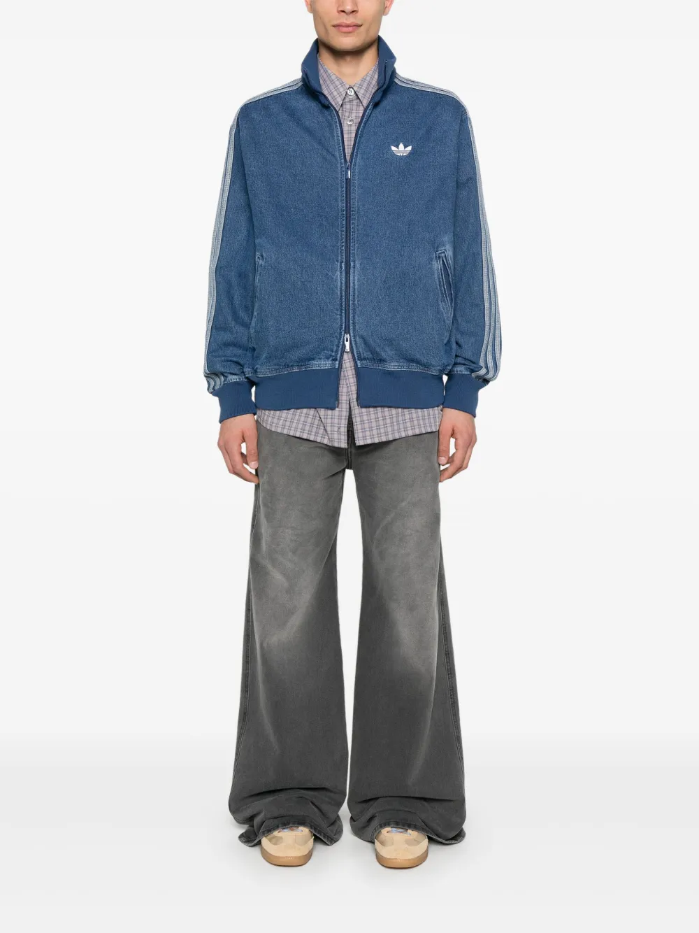 adidas Firebird Adicolor denim jacket | Denim Jackets | Image 2