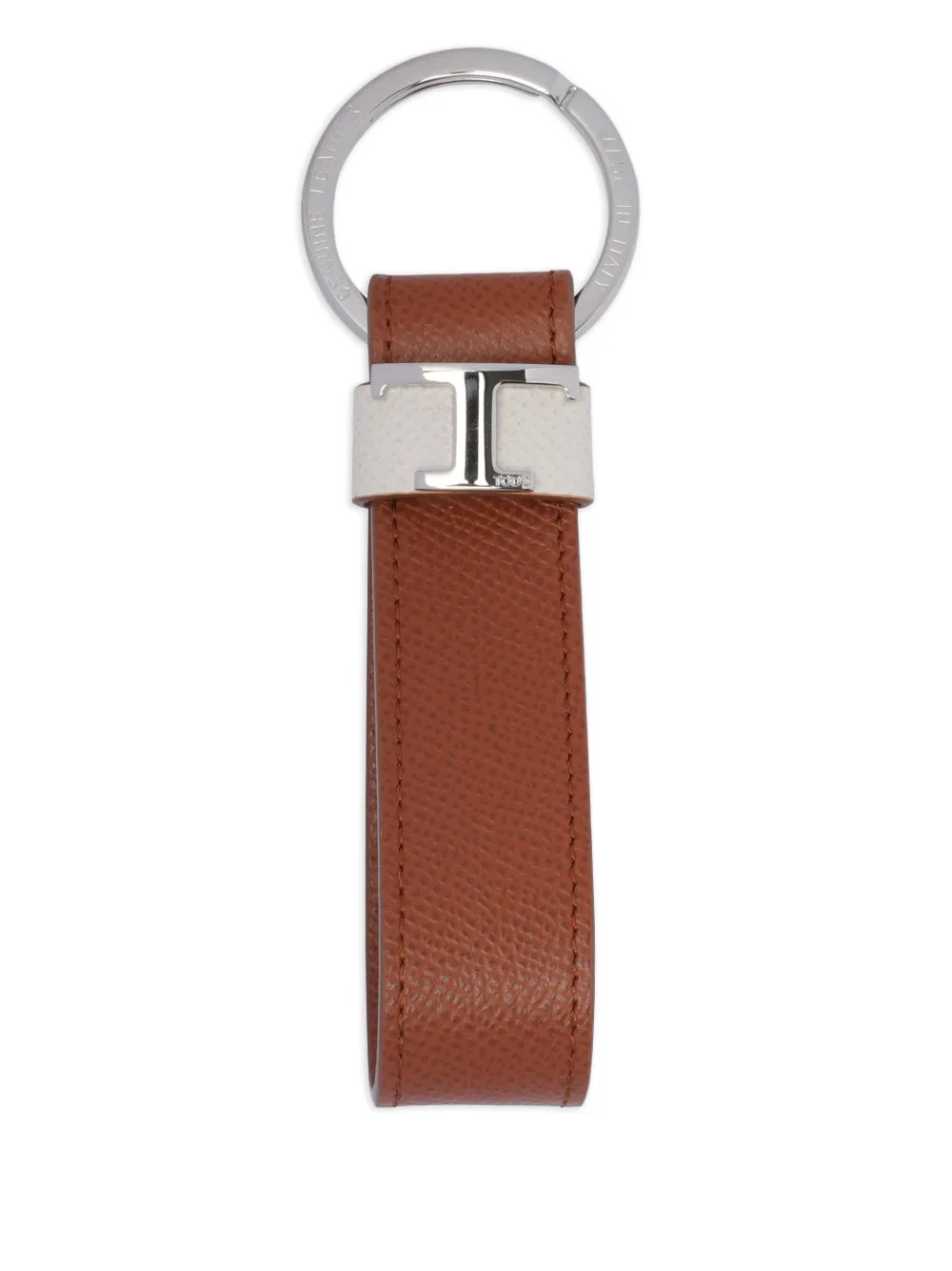 Tod's textured leather keychain Bruin