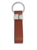 Tod's textured leather keychain - Brown