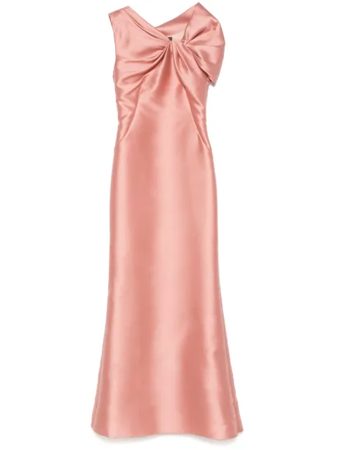 Alberta Ferretti vestido de fiesta satinado