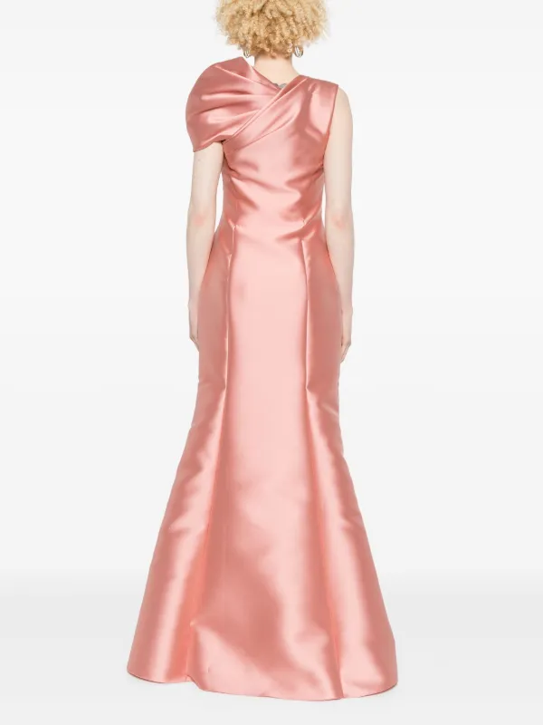 Alberta Ferretti Satin Gown | Pink | FARFETCH