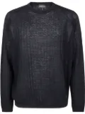 Emporio Armani crew-neck sweater - Blue