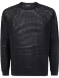 Emporio Armani crew-neck sweater - Blue