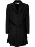 Comme Des Garçons Comme Des Garçons wool coat - Black