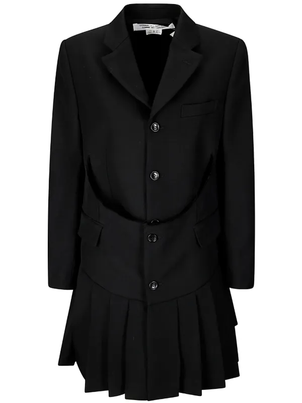 Comme Des Garçons Comme Des Garçons ウール コート | ブラック