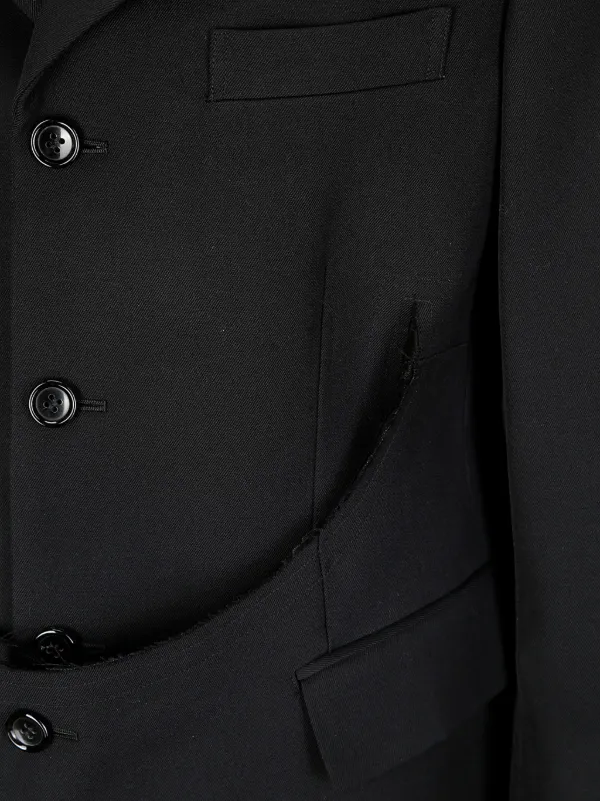 COMME des GARÇONS ブラック ウールコート M Comme Des Garçons Comme Des Garçons ウール コート | ブラック