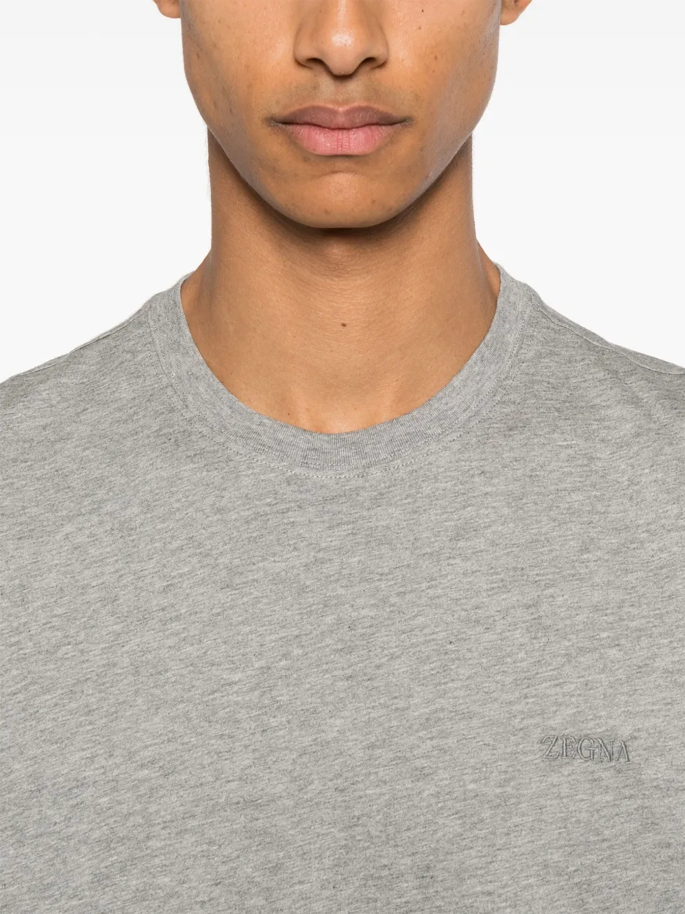 Zegna Katoenen T-shirt Grijs