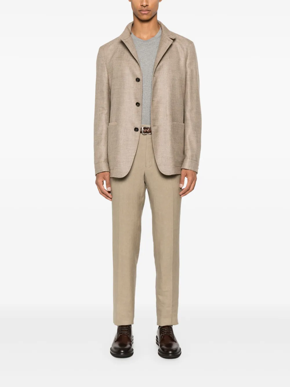 Zegna cotton T-shirt - Grijs