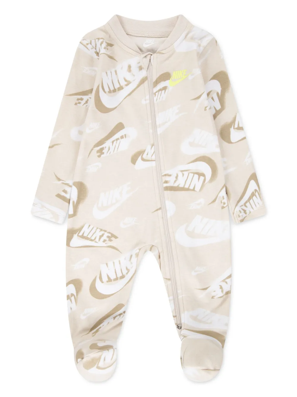 Nike Kids Fleece romper Beige