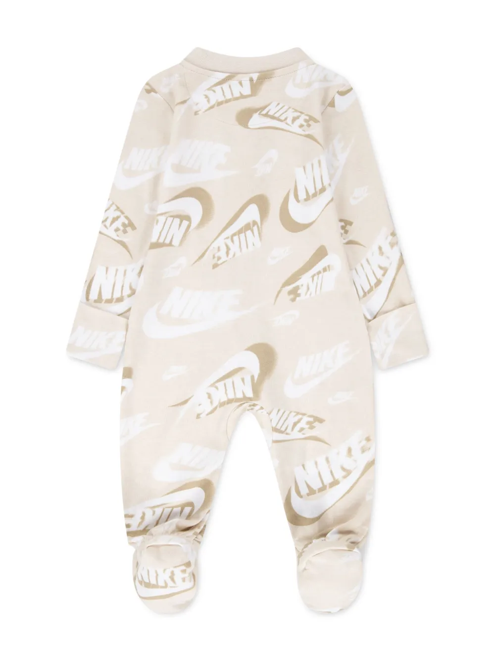Nike Kids Fleece romper Beige