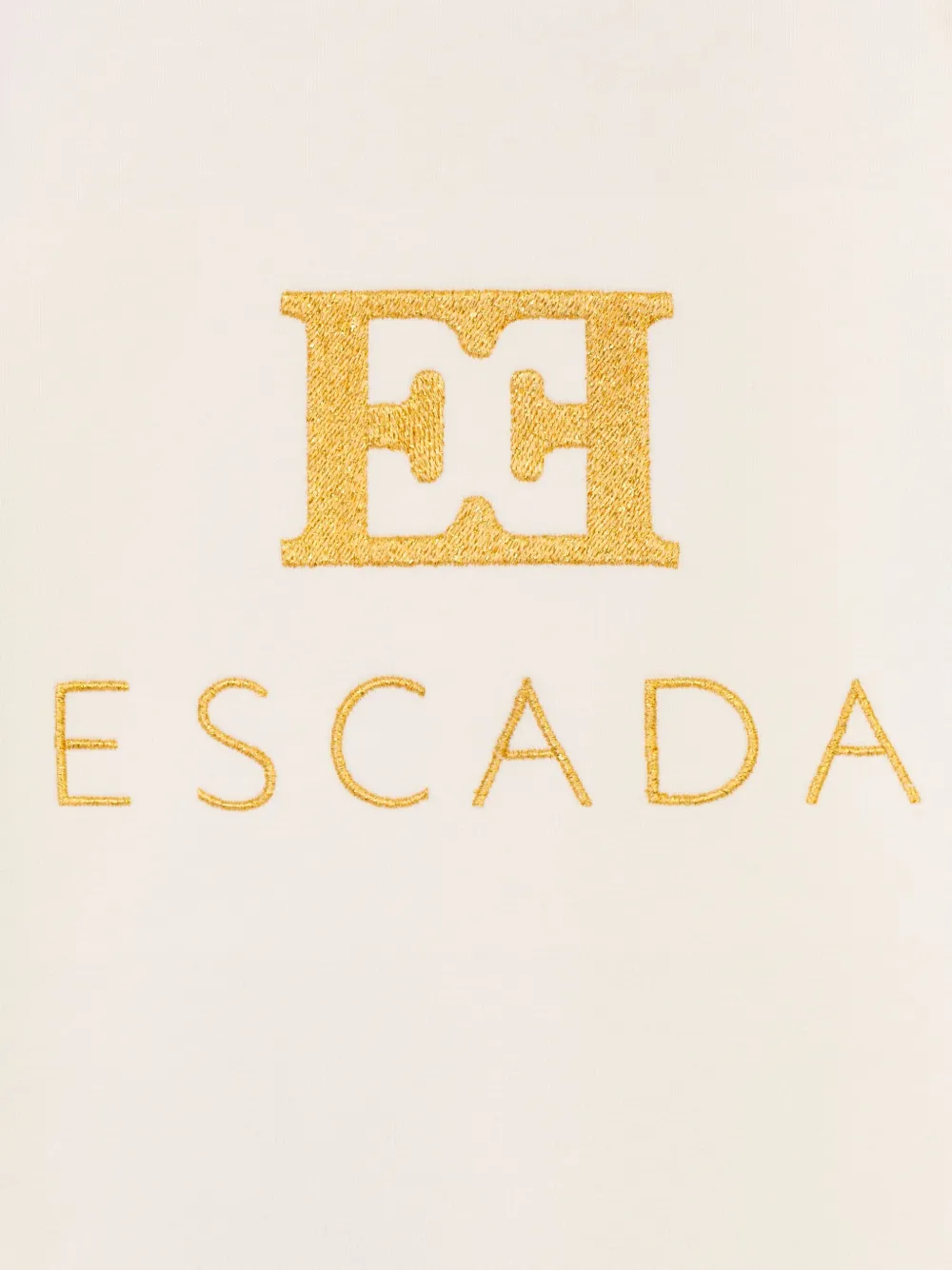 Escada Kids T-shirt met geborduurd logo - Beige