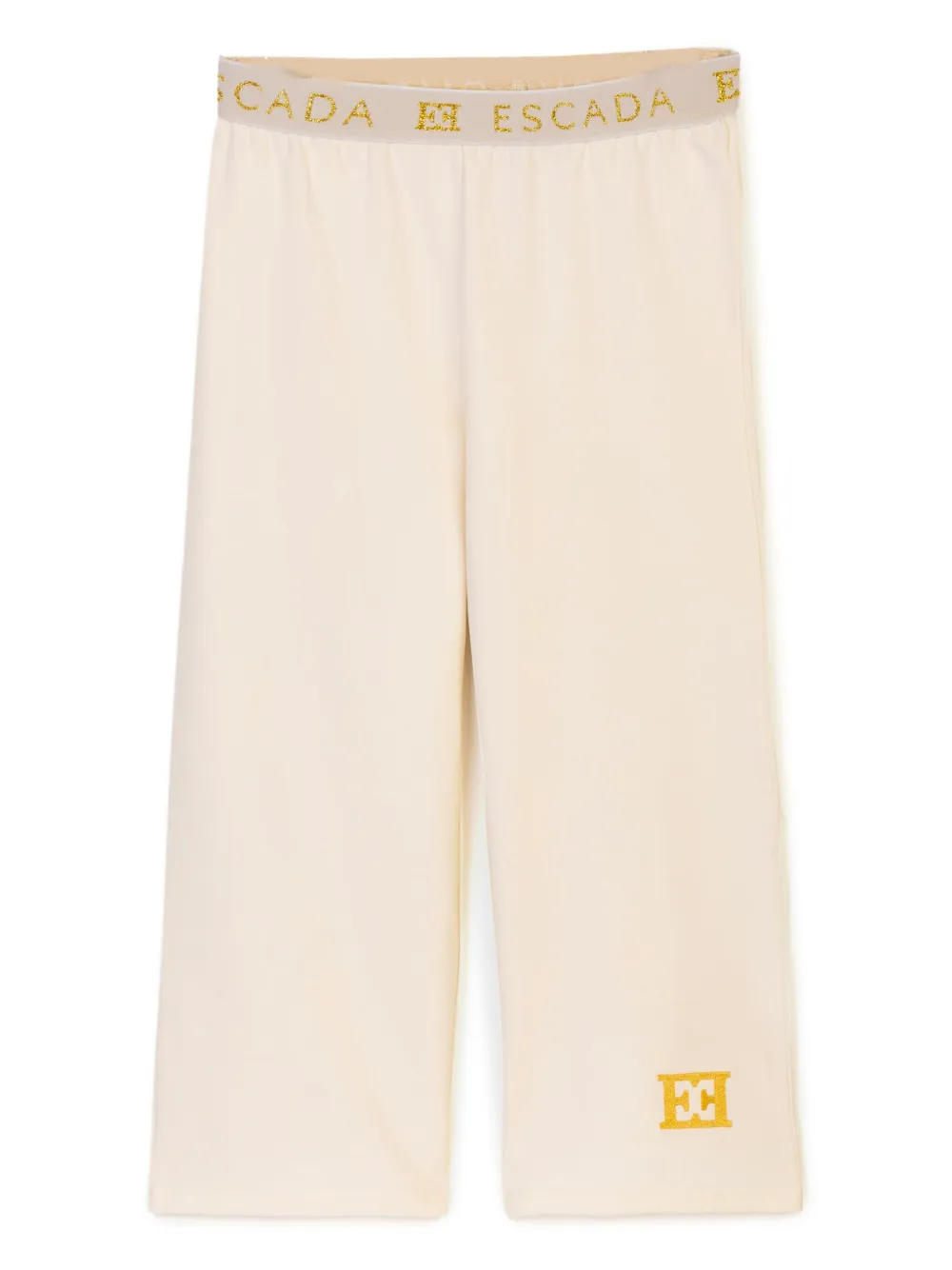 Image 1 of Escada Kids logo-print trousers