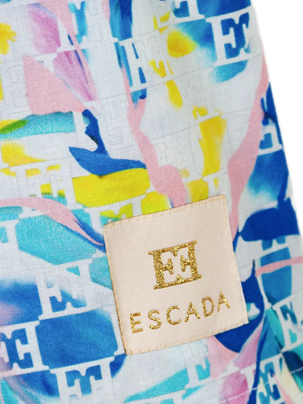 Escada Kids Katoenen shorts - Blauw