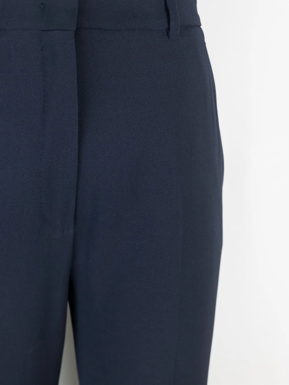 Max Mara Broek van scheerwol Blauw