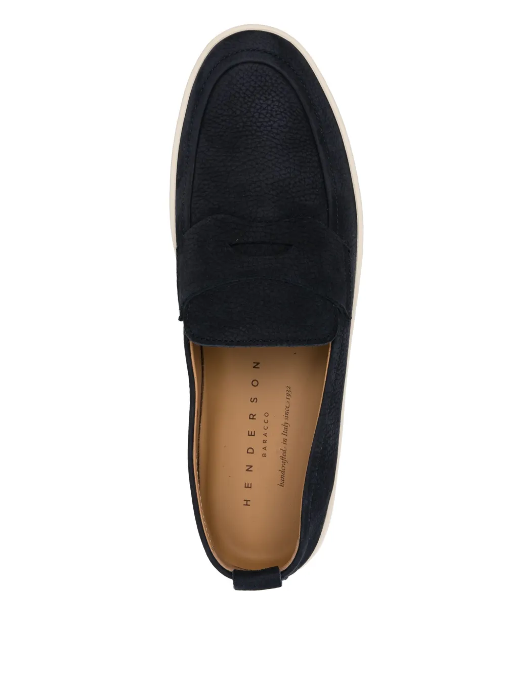 Henderson Baracco suede loafers Blue