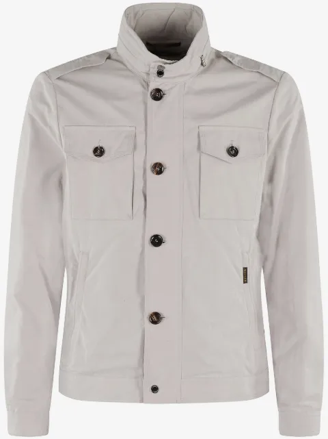 Moorer logo-tag jacket 