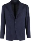 Tagliatore patch pocket blazer - Blue