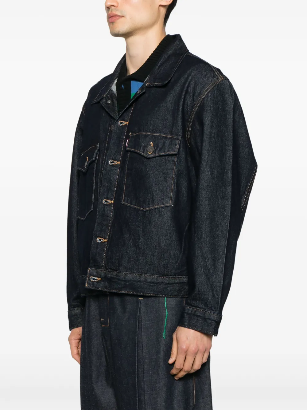 Levi's Denim jack Blauw