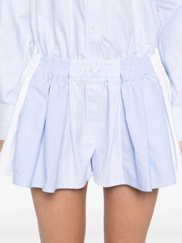 Alexander Wang プリーツ ロンパース | ブルー | FARFETCH JP