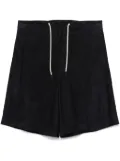 Emporio Armani suede shorts - Blue