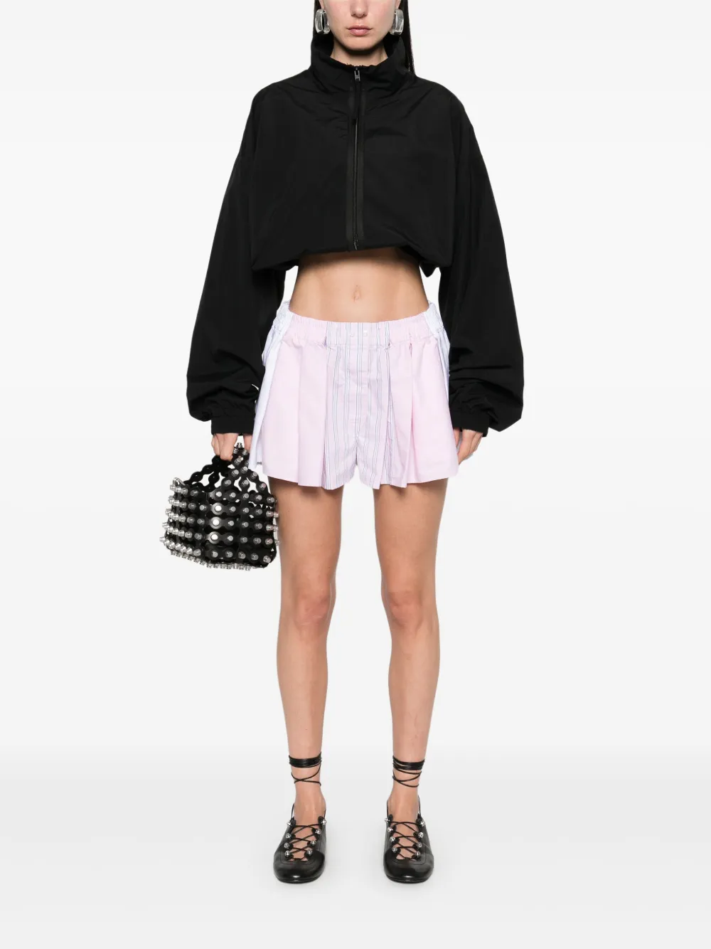 Alexander Wang Shorts met vlakken - Roze