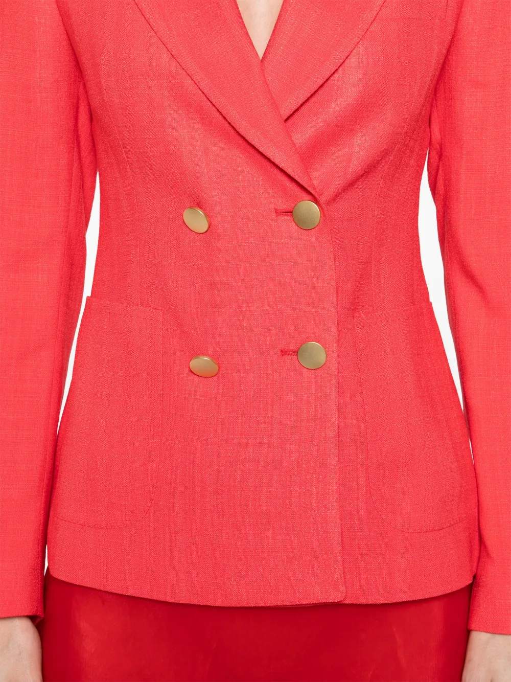 Tagliatore Blazer met dubbele rij knopen Rood