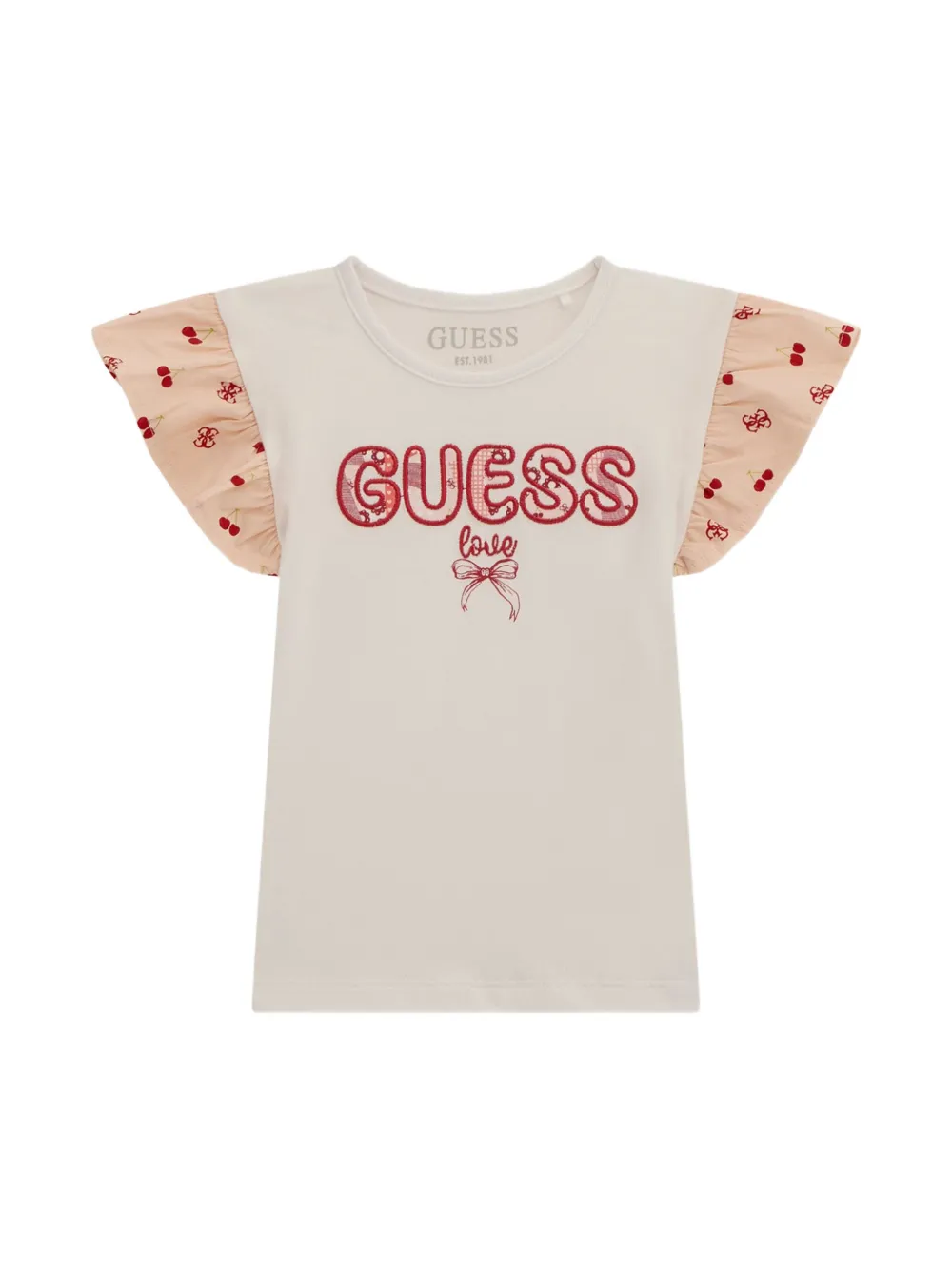 guess kids Shorts met print Roze