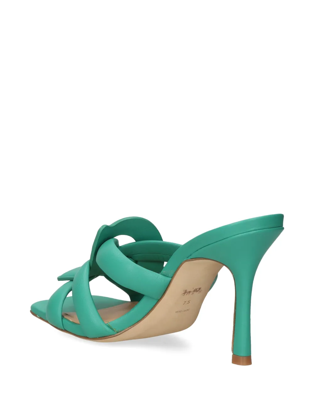 Coach 90mm Kellie sandals Green