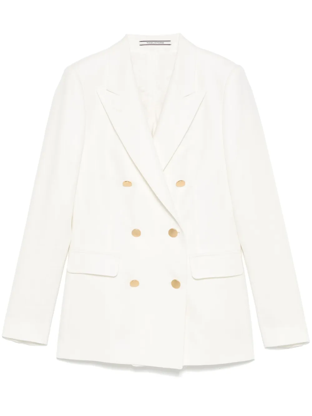 Tagliatore Blazer met dubbele rij knopen Wit